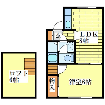 マクセル平岡の物件間取画像